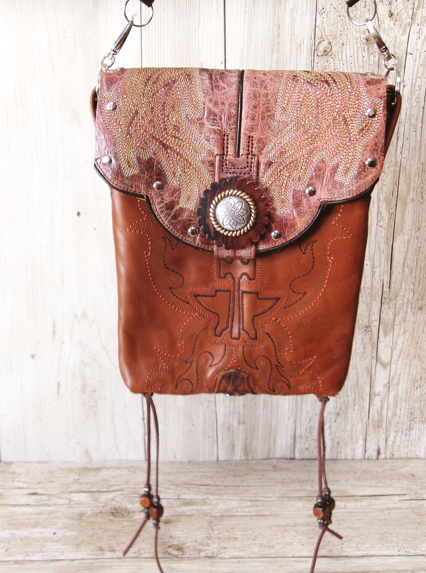 Cowboy Boot Crossbody Hipster Bag CB152